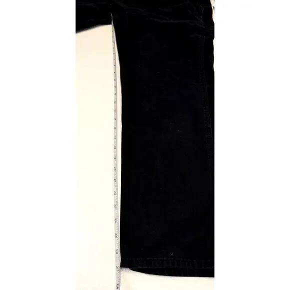 VANS Women's Medium Black Denim Overalls "Groundwork" Carpenter Bib Cotton - Picture 4 of 10